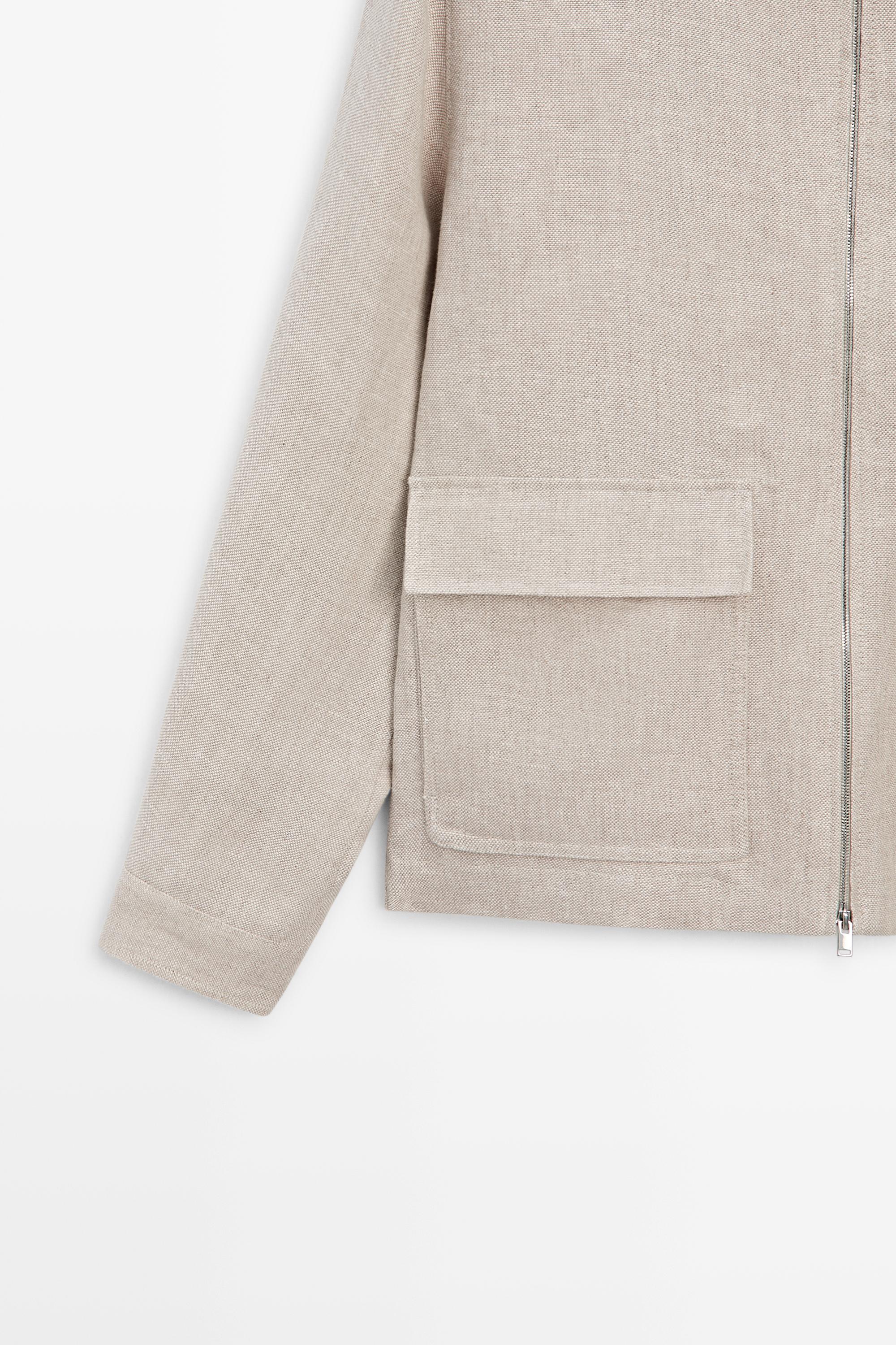 Veste 100 % lin total look
